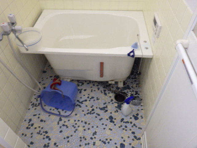 雑排水不良 清掃後