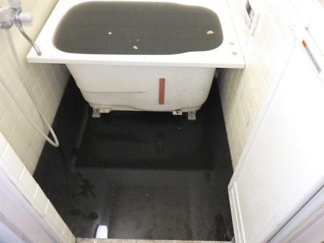 雑排水不良 清掃前